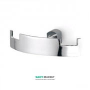 Крючок для ванной Flab Combi двойной металл хром 116 CHR