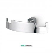 Гачок для ванної Flab Combi подвійний метал хром 116 CHR