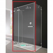 Душові двері Radaway Euphoria KDJ + S Door 90 ліва хром прозоре скло 383020-01L