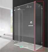 Стінка душова Radaway Euphoria S1 80 хром прозоре скло 383051-01