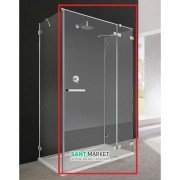 Душевая дверь Radaway Euphoria KDJ+S Door 100 правая хром прозрачное стекло 383022-01R