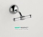 Крючок для ванной Flab Polo il Classico двойной металл хром 516 CHR