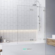 Шторка для ванної Radaway Euphoria PND 140 права прозоре скло / хром 10008140-01-01R