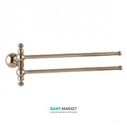 Тримач для рушників FLAB Polo il Classico Bronzo подвійний поворотний настінний латунь бронза 2290 Bronzo