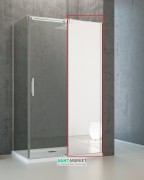 Стінка душова фронтальна Radaway Espera KDJ Mirror Wall 550 права хром дзеркальне скло 380232-71R