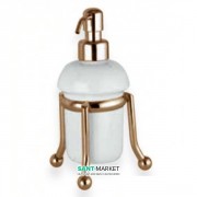 Дозатор для рідкого мила Flab Rio il Classico Bronzo настільний кераміка / латунь білий / бронза 479 / D Bronzo