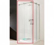 Душові двері Radaway Espera KDD 100 ліва хром прозоре скло 380152-01L