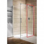 Стінка душова фронтальна Radaway Espera KDJ Wall 650 права хром прозоре скло 380234-01R