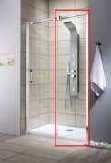 Стенка душевая фронтальная Radaway Espera DWJ Wall 450 правая хром прозрачное стекло 380210-01R
