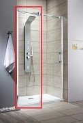 Стенка душевая фронтальная Radaway Espera DWJ Wall 750 левая хром прозрачное стекло 380216-01L