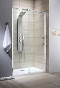 Стінка душова фронтальна Radaway Espera DWJ Wall 650 ліва хром прозоре скло 380214-01L