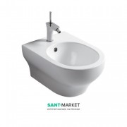 Биде подвесное Olympia Clear 36х50 см санфаянс белый 17CL