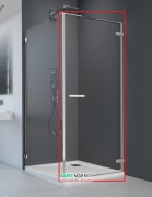 Душевая дверь Radaway Arta KDJ I 80 правая хром прозрачное стекло 386081-03-01R