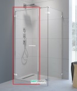 Душові двері Radaway Arta KDS I Door W 520 ліва хром прозоре скло 386520-03-01L