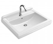 Раковина для ванної кімнати Villeroy & Boch Hommage підвісна 650х530 мм 1 отвір яскраво-білий CeramicPlus 710165R2