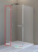 Стенка душевая фронтальная Radaway Arta KDJ II 523 левая хром прозрачное стекло 386046-03-01L
