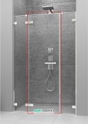 Душевая дверь Radaway Arta Door G 820 левая хром прозрачное стекло 386457-03-01L