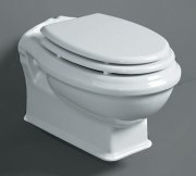 Унітаз підвісний Simas Arcade 37х51 см з сидінням Soft Close білий AR841 + AR006