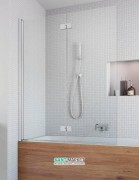 Шторка для ванной Radaway Essenza New PND 100 левая прозрачное стекло/хром 207210-01L