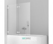 Шторка для ванної Radaway Arta PNJ 130 ліва прозоре скло / хром 210213-01L