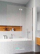 Шторка для ванної Radaway Essenza New PND II 130 права прозоре скло / хром 10002130-01-01R