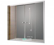 Шторка для ванної Radaway Vesta DWD 170 прозоре скло / хром 203170-01