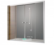 Шторка для ванной Radaway Vesta DWD 160 прозрачное стекло/хром 203160-01