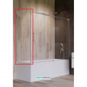 Бокова стінка для шторки для ванної Radaway Idea PN S 70 прозоре скло / хром 10005070-01-01