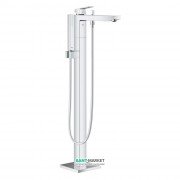 Смеситель для ванной Grohe Eurocube напольный однорычажный хром 23672001