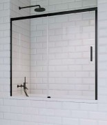 Шторка для ванной Radaway Idea Black PN DWJ 180 левая прозрачное стекло/чёрный 10003180-54-01L