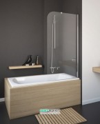 Шторка для ванної Radaway Torrenta PNJ 80 права графітове скло / хром 201101-105NR
