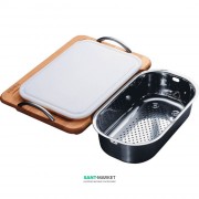 Набір для мийки: дошка обробна, піддон і коландер Franke 112.0040.683