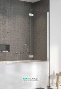 Шторка для ванної Radaway Nes PND I 110 права прозоре скло / хром 10010110-01-01R