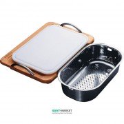 Набір для мийки: дошка обробна, піддон і коландер Franke 112.0040.683