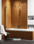 Шторка для ванної Radaway Carena PND 130 ліва коричневе скло / хром 202201-108L