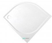 Душевой поддон Буль-Буль Altair 1000х1000 мм литой мрамор белый 60105501 + панель и ножки