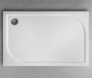 Душовий піддон Буль-Буль Pacific 1200х800 мм литий мармур білий 60120101