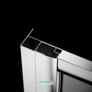 Розширювальний профіль Radaway Vesta +20 мм хром 001-120150001