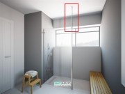 Телескопічний стабілізатор Radaway для кріплення до стелі скла 6 мм WD-006-02