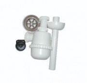 Сифон для раковини Galassia білий/хром 9014