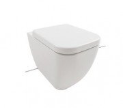 Підлоговий унітаз безободковий Hatria Bianca 36х52 см санфарфор білий Y3AL01