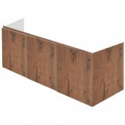 Тумба под левостороннюю раковину Hatria Grandangolo подвесная 127 см ДСП тик Y2ALKK