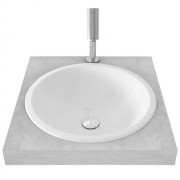 Раковина TOTO врезная круглая керамика белый LW530J