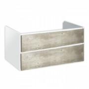 Тумба під раковину Hatria Le Fiabe підвісна 97.5 см ДСП білий/цемент 