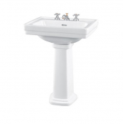 Раковина TOTO Memory Classic на п'едістал прямокутна кераміка білий LW668CJ