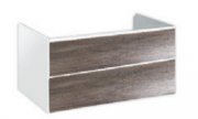 Тумба под раковину Hatria Le Fiabe подвесная 97.5 см ДСП белый/серо-коричневый 