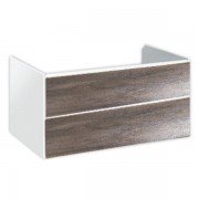 Тумба під раковину Hatria Le Fiabe підвісна 77.5 см ДСП білий/сіро-коричневий 