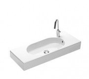 Раковина підвісна Hatria Area 106х35.5 см санфарфор білий Y0Q901