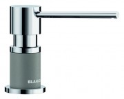 Дозатор для рідкого мила Blanco Lato алюметаллик/хром 525811