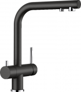 Смеситель для кухни Blanco Fontas II однорычажный под фильтр SILGRANIT® черный 526157